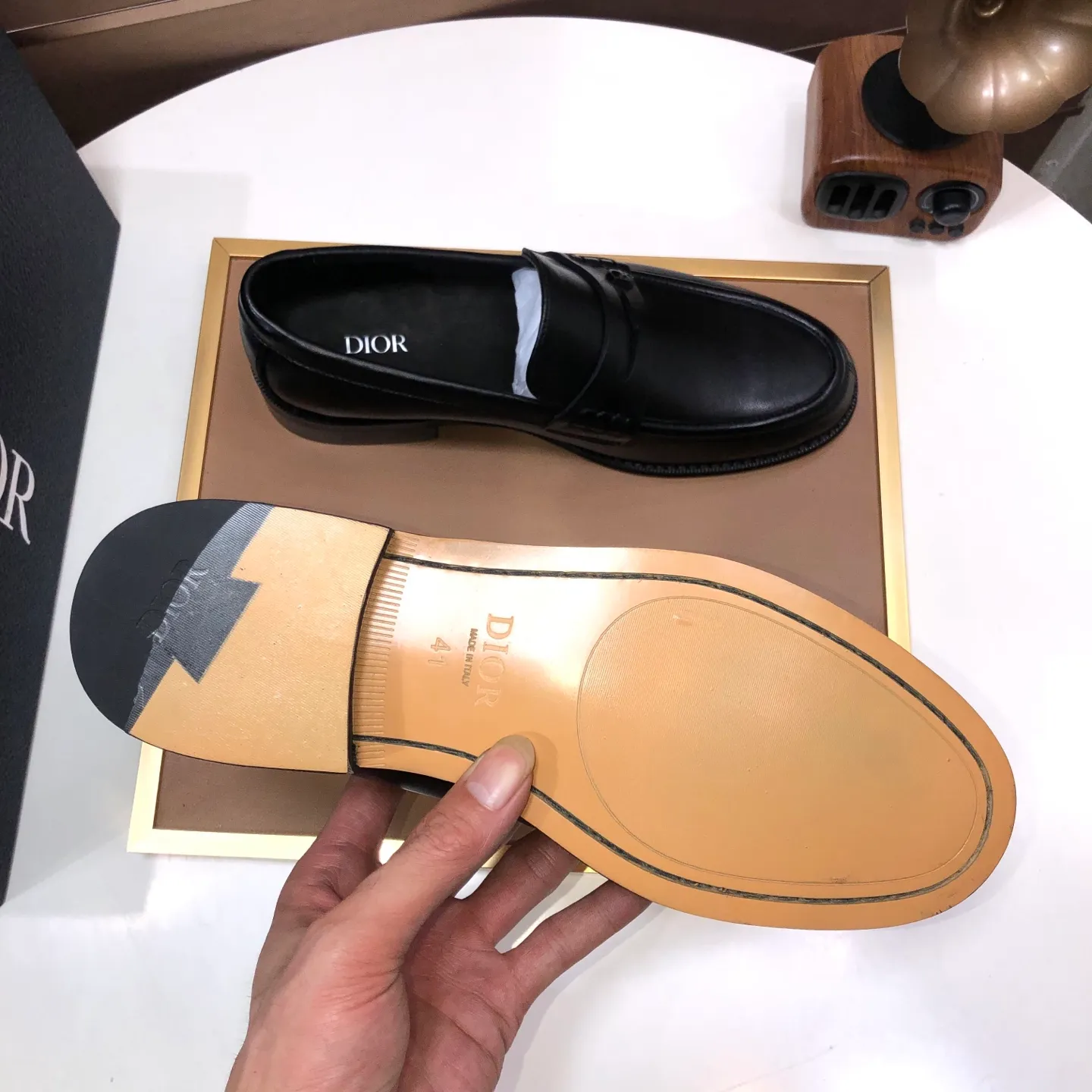 Men's men's shoes 💰580💰[Dior] (cowhide lining) Dior original 1:1 high quality factory, imported original materials, imported original cowhide, cowhide lining, original TPU outsole, code number: 38-44 (45 customized, non-refundable)